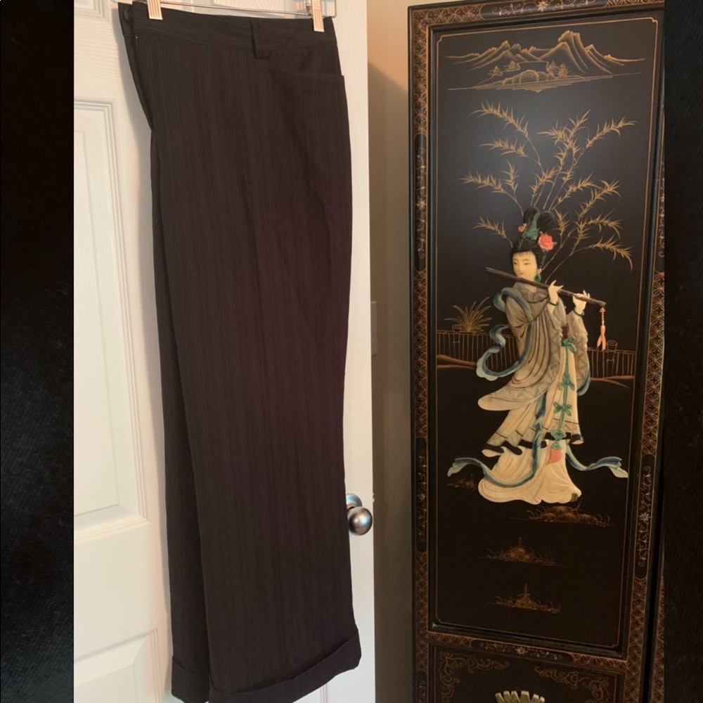 Lane Bryant Pinstriped Suit Pant 24 Short